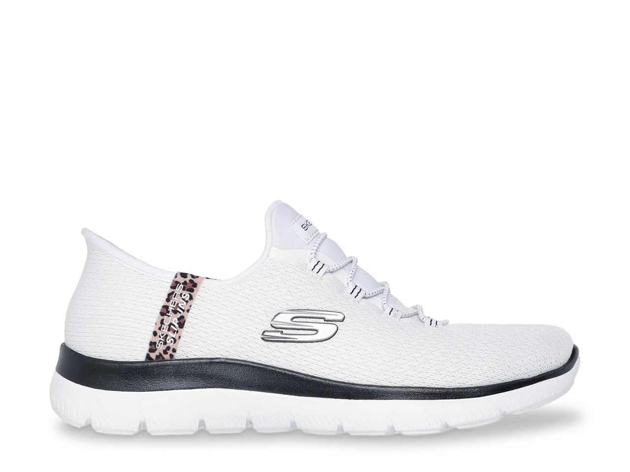 Hands Free Slip-Ins: Summits Leopard Chic Slip-On Sneaker - Women's