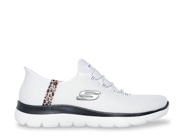 Hands Free Slip-Ins: Summits Leopard Chic Slip-On Sneaker - Women's