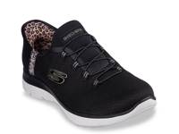 Hands Free Slip-Ins: Summits Leopard Chic Slip-On Sneaker - Women's Animal Print view