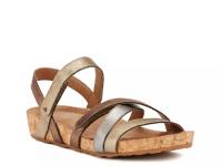 Pool Sandal Multicolor Metallic Leather view
