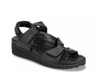 Hillary Wedge Sandal Black view