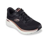 Arch Fit 2.0 Glow The Distance Sneaker - Women's Black/Pink view