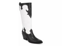 Dawson Cowboy Boot Black/White view