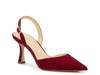 Fiseha Pump Burgundy Fabric view