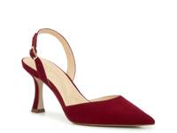 Fiseha Pump Burgundy Fabric view