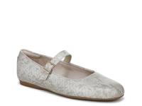 Wexley Jane Mary Jane Flat Grey Snake Print Synthetic view