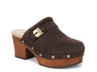 Original Joy Clog Dark Brown Suede view