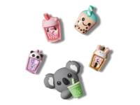 Drinking Boba Jibbitz Set - 5 Pack Multicolor view