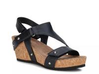 Traci Wedge Sandal Black view