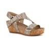 Traci Wedge Sandal Roccia Snake Print view