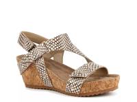 Traci Wedge Sandal Roccia Snake Print view