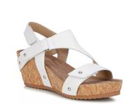 Traci Wedge Sandal White view