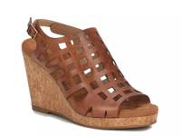 Kennedy Wedge Sandal Luggage Brown view
