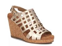 Kennedy Wedge Sandal Gold Metallic view