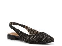 Abigail Flat Black/Tan Woven view