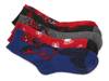 Spiderman Kids' Crew Socks - 5 Pack Red/Blue/Black view