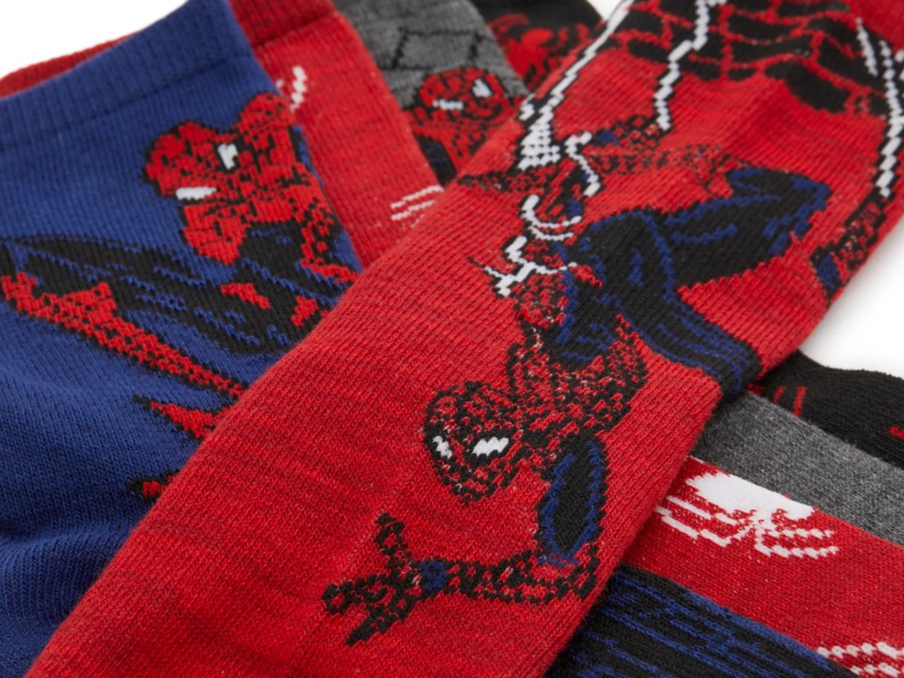 Spiderman Kids' Crew Socks - 5 Pack