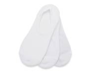 Cushion Women's No Show Socks - 3 Pack White view