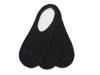 Cushion Women's No Show Socks - 3 Pack Black view