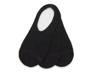Cushion Women's No Show Socks - 3 Pack Black view