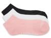 Classic Foundation Women's Ankle Socks - 3 Pack Black/White/Pink view