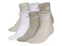 Athletic Cushioned Women's Quarter Ankle Socks - 6 Pack Multicolor view