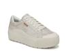 Time Off Max Platform Sneaker - Women's Off White/Silver Metallic view