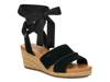 Taia Espadrille Wedge Sandal Black view