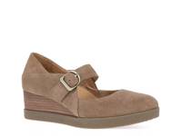 Sandy Wedge Pump Morel Brown view