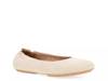 Mollie Flat Sand Suede view