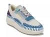Ceci Sneaker - Women's Blue/Off White/Brown Color Block view