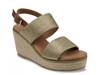 Ellis Wedge Sandal Gold Metallic view
