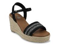 Solene Espadrille Wedge Sandal Black view
