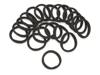 Seamless Hair Ties - 20 Pack Black view
