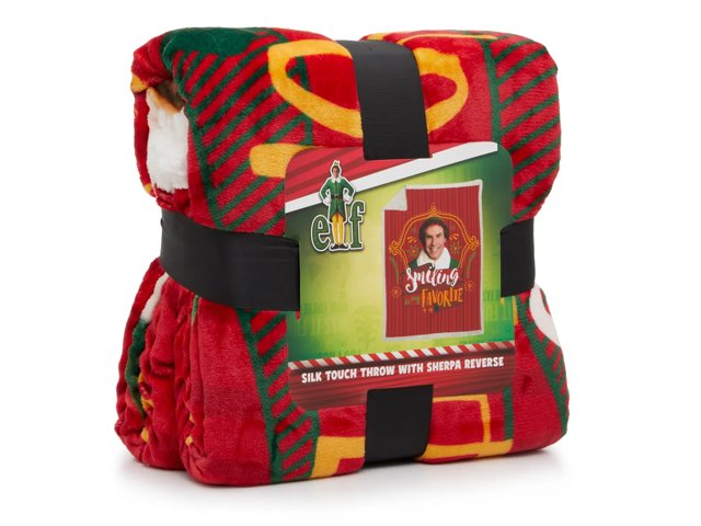 Smiling Is My Favorite Elf Blanket