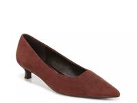 Natalia Pump Cappuccino Brown Suede view