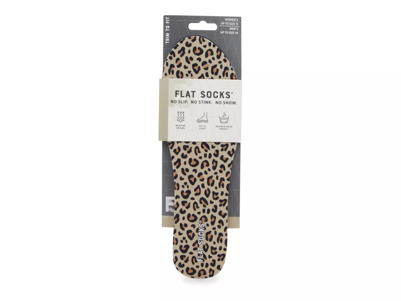 Flat Socks Leopard Insole
