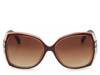 Oversized Reading Sunglasses Dark Brown/Clear view
