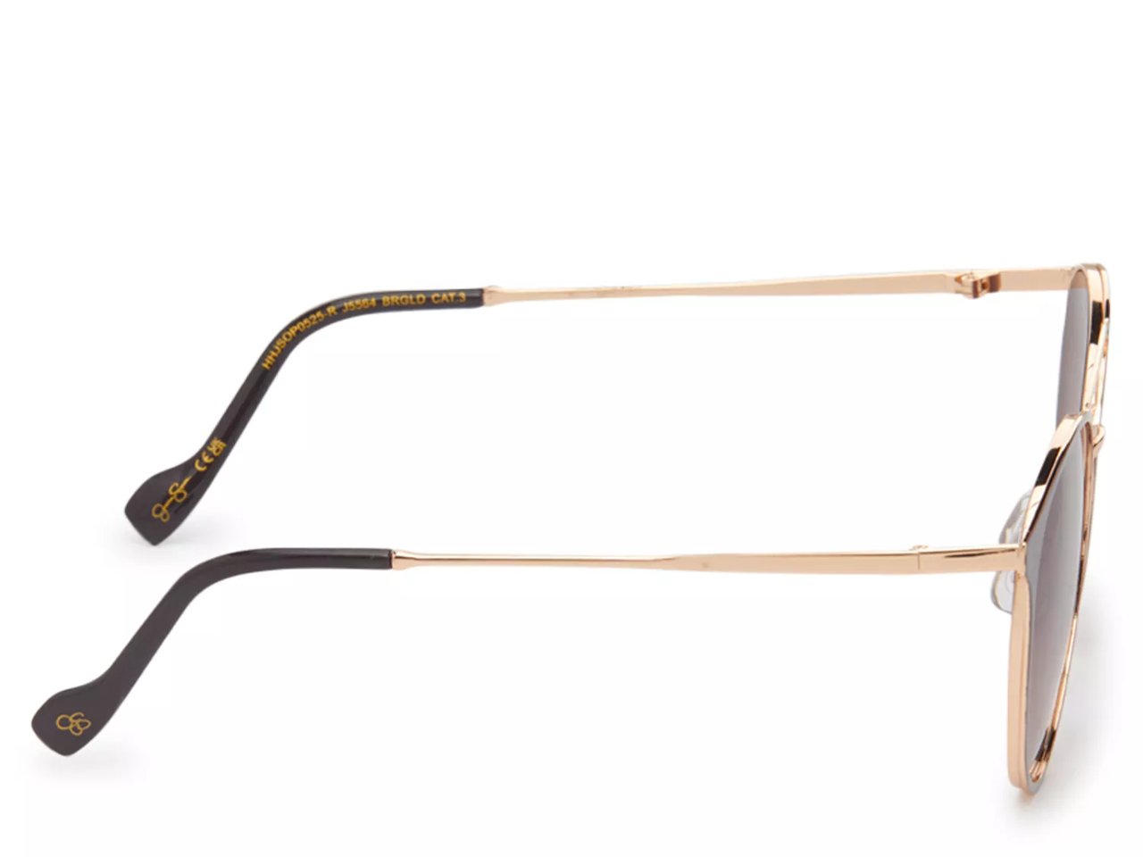 Oval Brow Bar Sunglasses