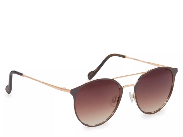 Oval Brow Bar Sunglasses