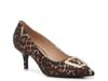Dardel Pump Brown/Black Leopard Print Fabric & Synthetic view