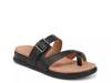Carmela Toe Loop Sandal Black Leather view