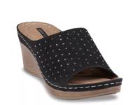 Atlanta Wedge Sandal Black view