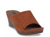 Atlanta Wedge Sandal Rust view