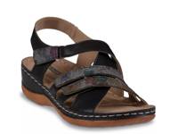 Dalary Wedge Sandal Black view