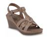 Darry Wedge Sandal Gold Metallic view