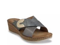Demi Wedge Sandal Dark Blue view