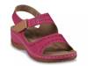 Foster Wedge Sandal Red view