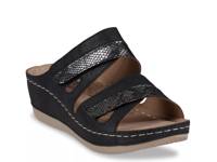 Havana Wedge Sandal Black view