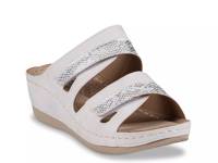 Havana Wedge Sandal White view